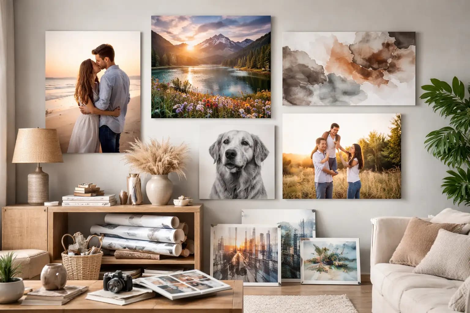 Özel baskı ve duvar dekorları örnekleri