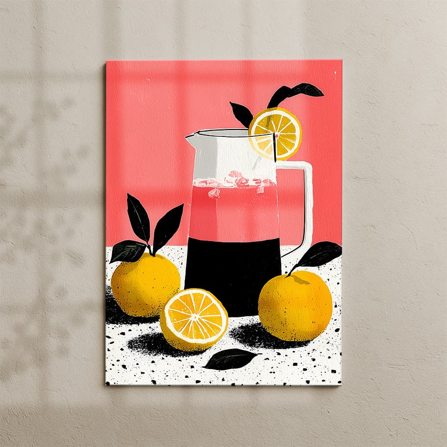 Dokulu Pop Art Posterler