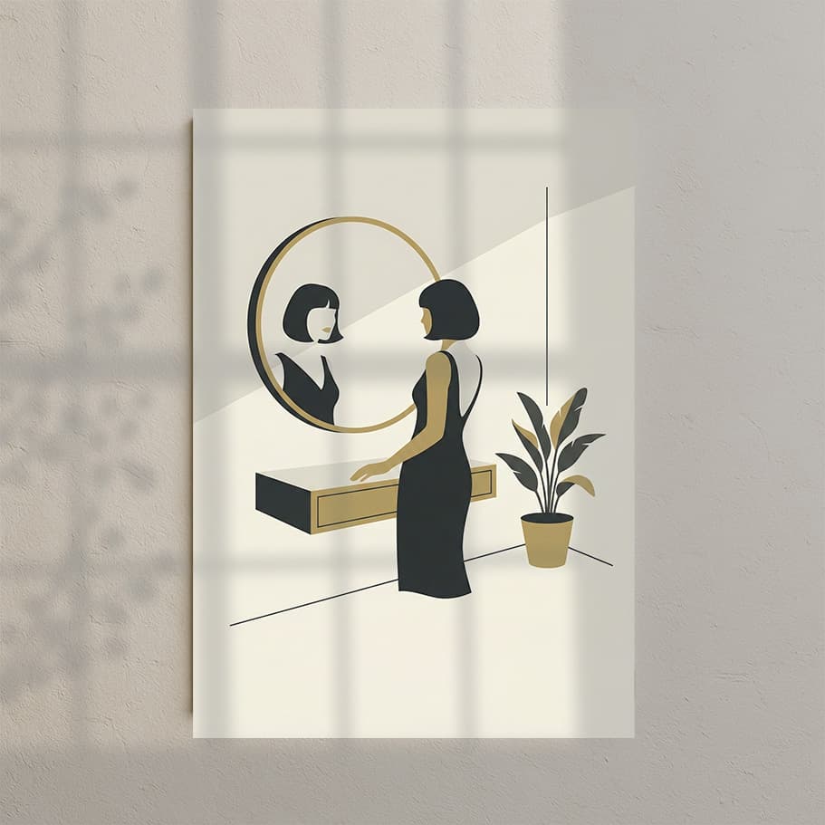 Minimalist illüstrasyon Posterleri