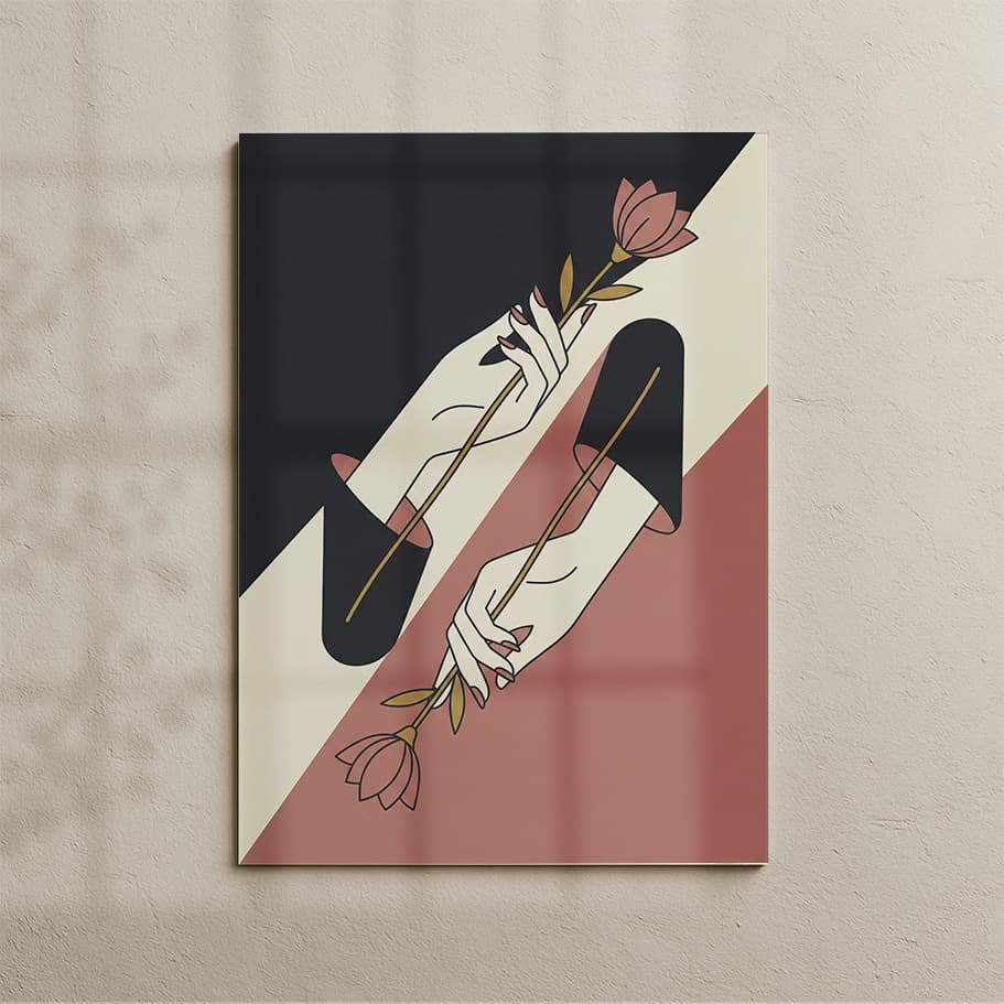 Minimalist illüstrasyon Posterleri