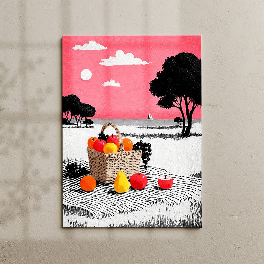 Dokulu Pop Art Posterler