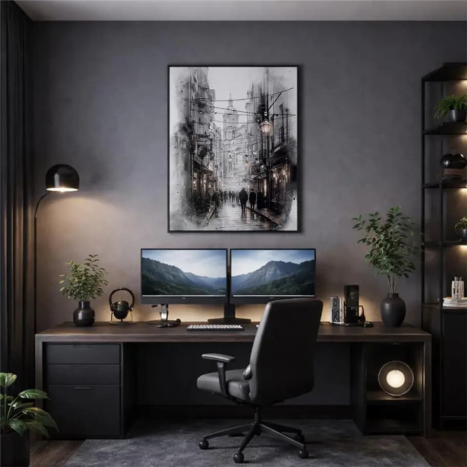 Nostaljik Şehir Manzarası