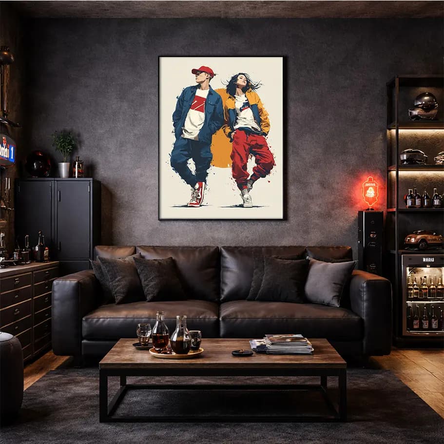 Street Dance Poster | Modern Hip Hop Duvar Dekoru