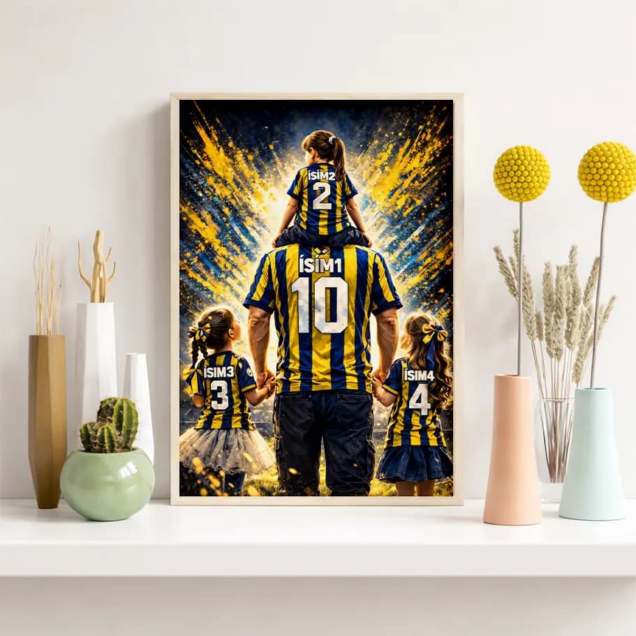 Kişiye Özel Taraftar Aile Posteri 