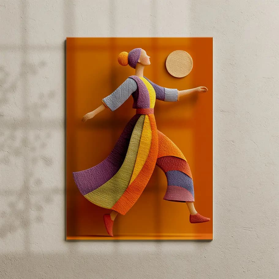 Soyut Kadın Figürü Posteri 