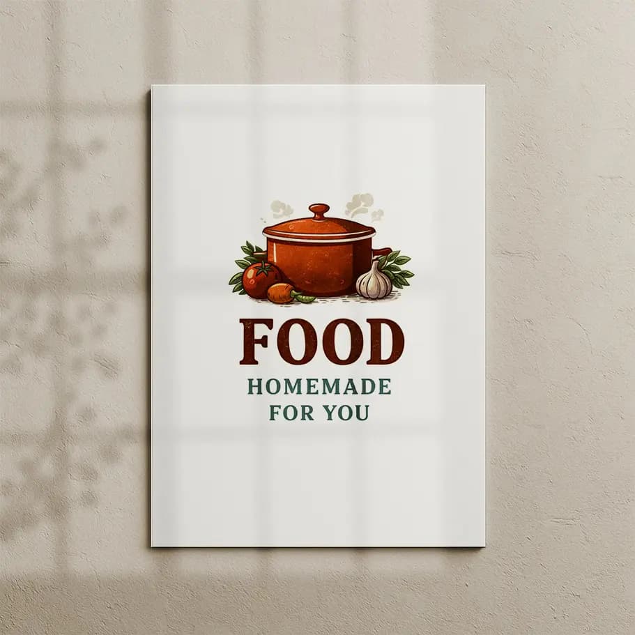 Food Homemade For You Mutfak Posteri