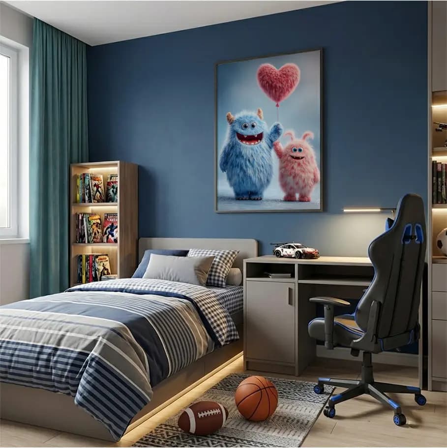 Sevimli Canavar Sevgililer Poster