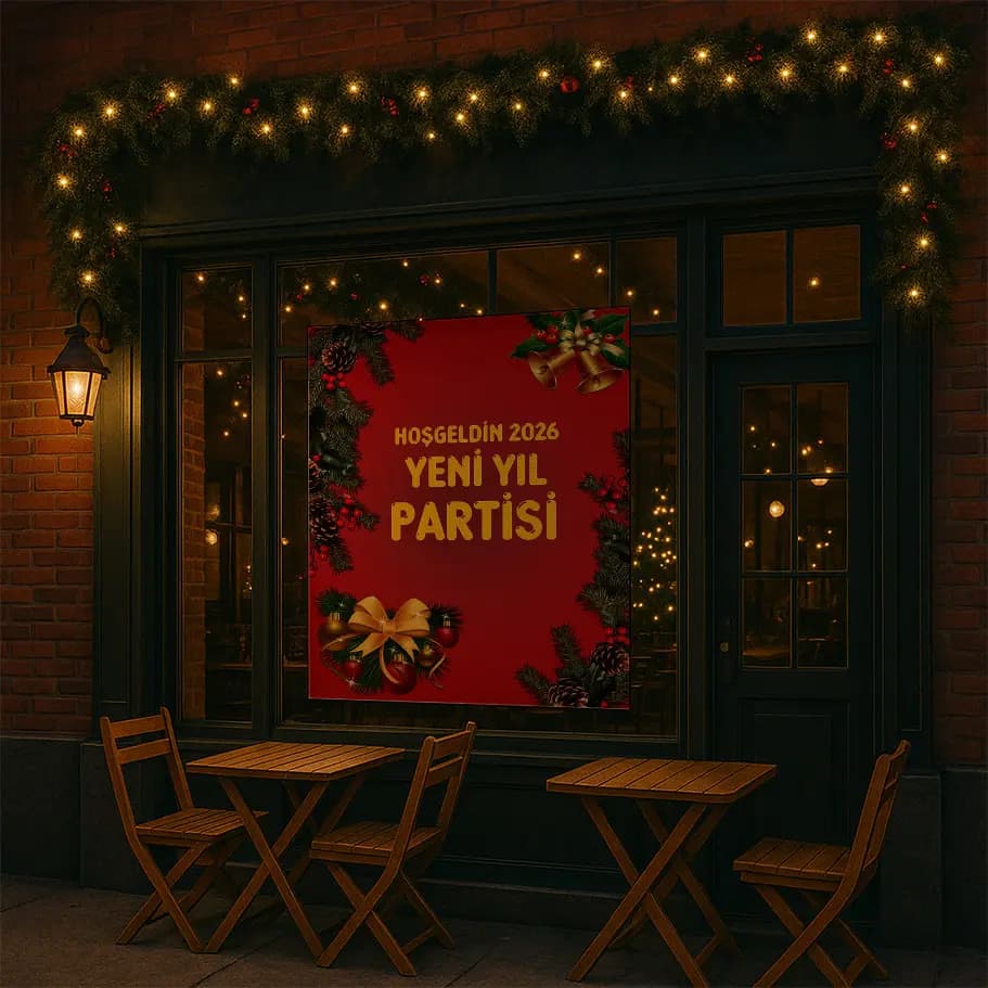 2026 Yeni Yıl Partisi Afişi