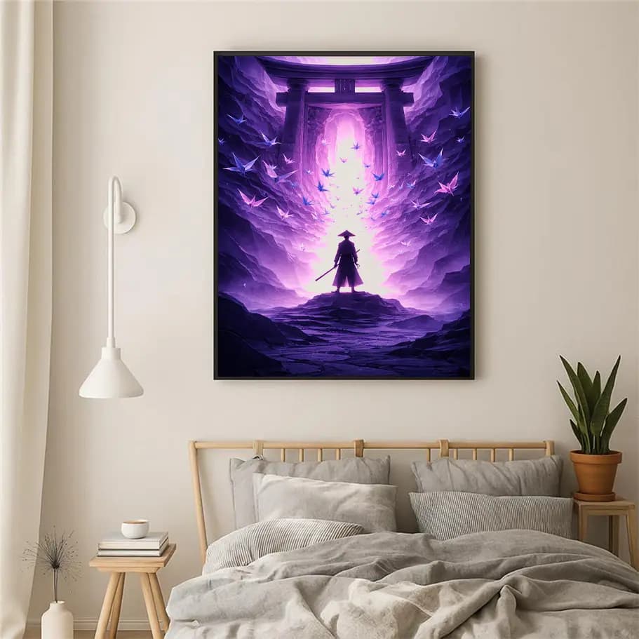 Samuray Silüeti Poster