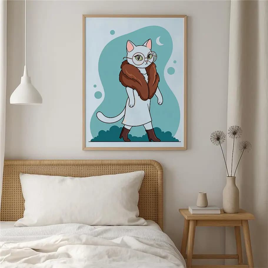 Stil Sahibi Kedi Posteri