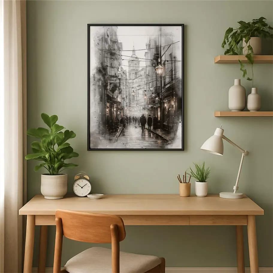 Nostaljik Şehir Manzarası