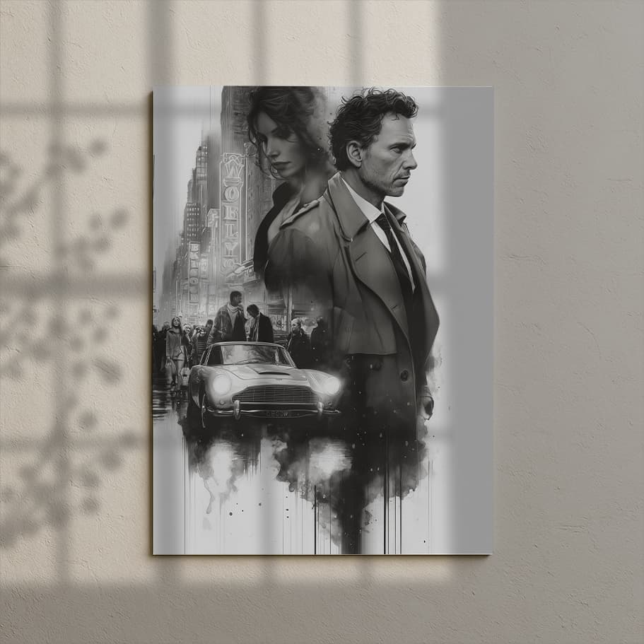 Trençkotlu Adam, Gizemli Kadın ve Klasik Araba 