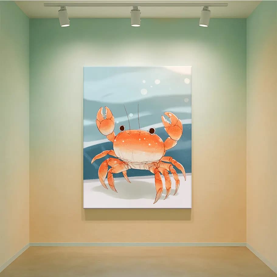 Yengeç Burcu Posteri (Cancer) | Minimal & Modern Duvar Dekoru