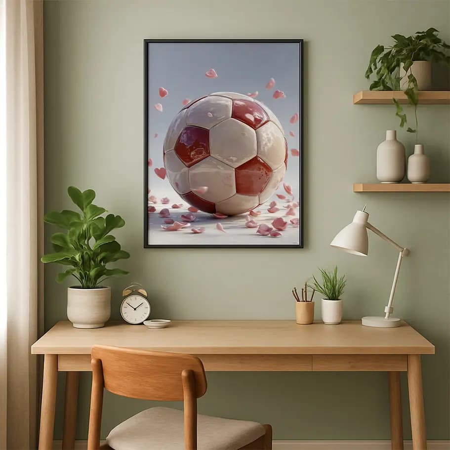 Romantik Futbol Topu Posteri