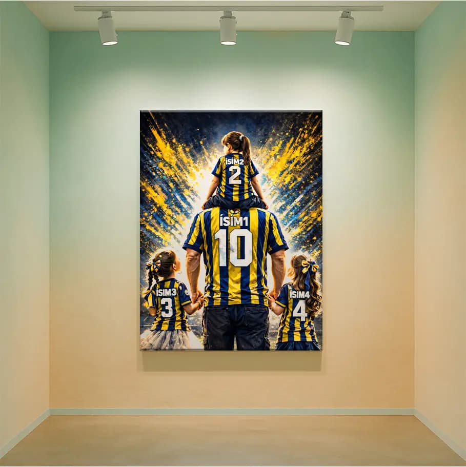 Kişiye Özel Taraftar Aile Posteri 