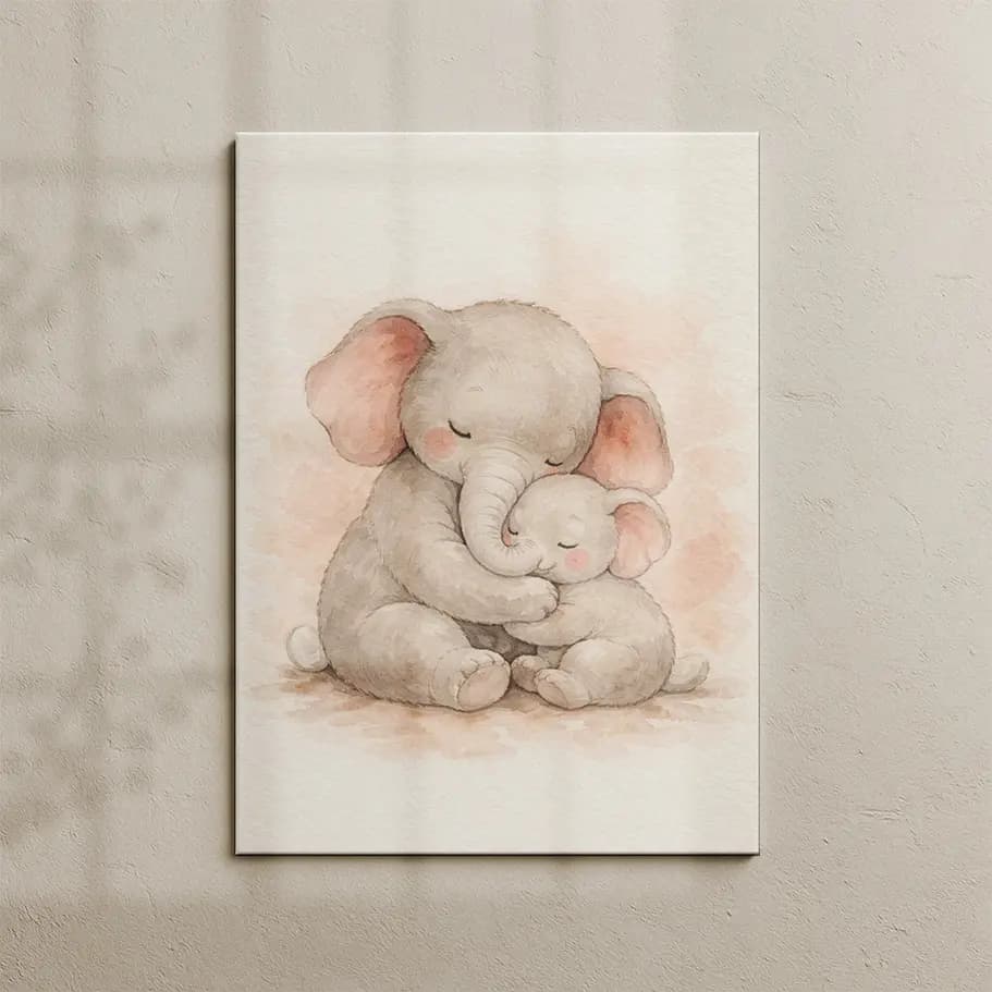 Anne ve Yavru Fil Posteri