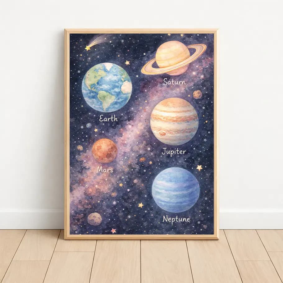 Suluboya Gezegenler Posteri 