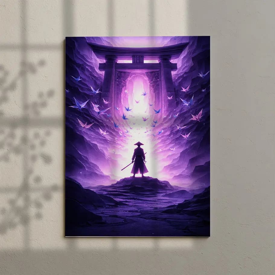 Samuray Silüeti Poster