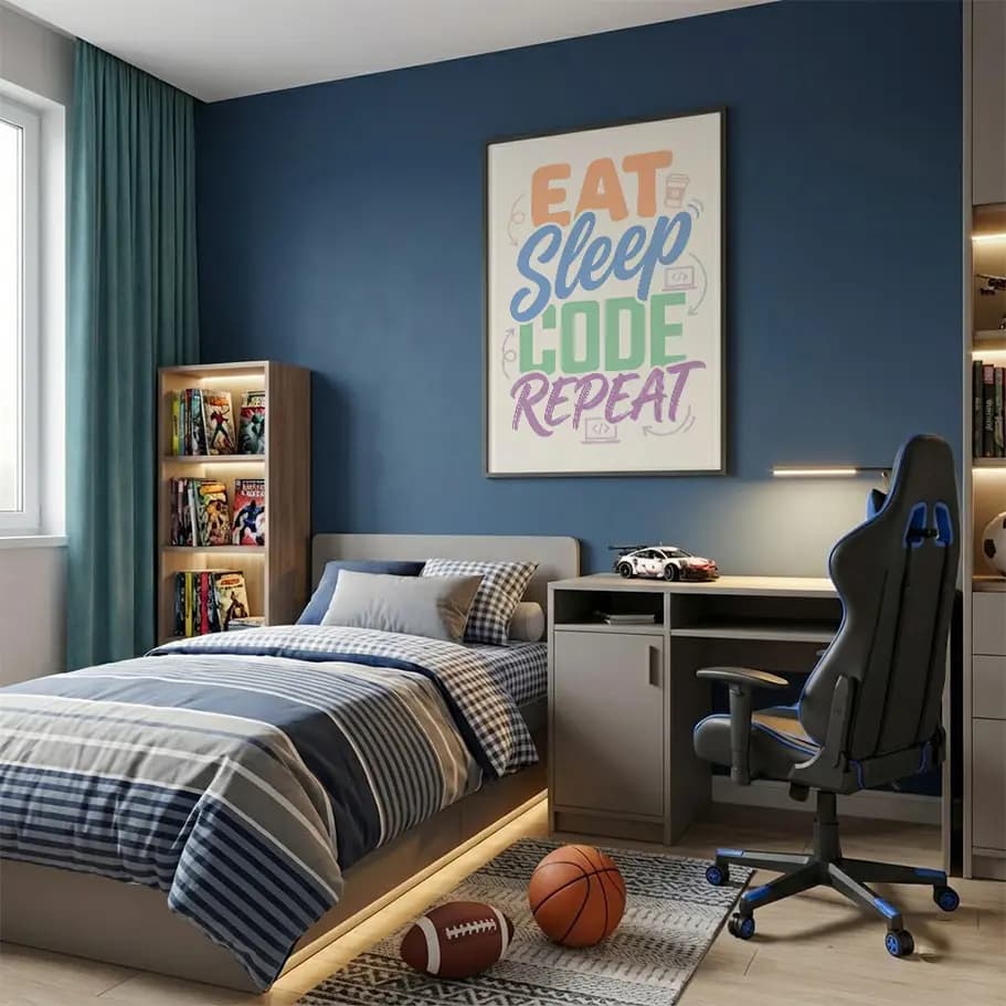 Eat Sleep Code Repeat Posteri