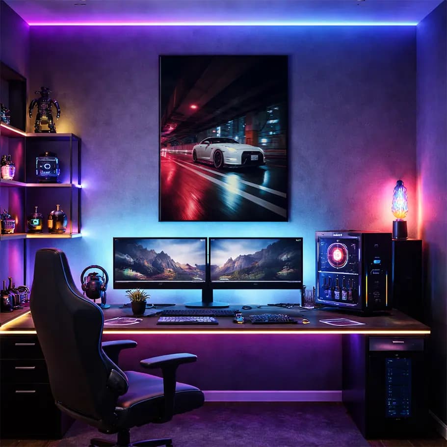 Beyaz Spor Araba Posteri