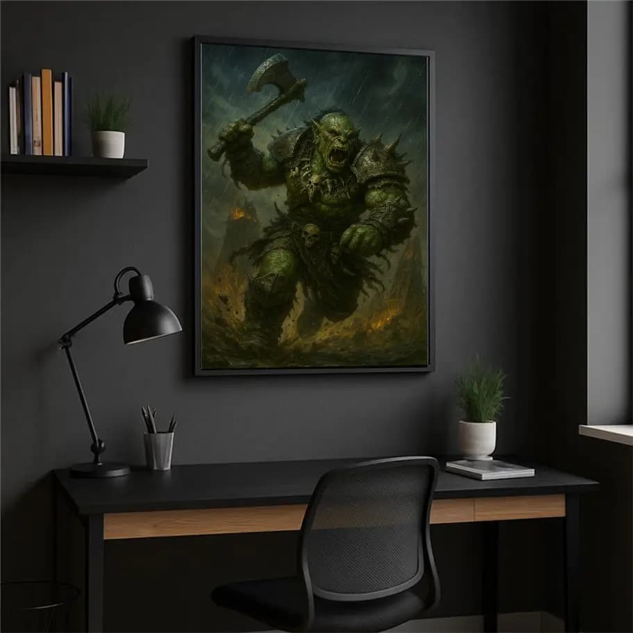 Öfkeli Ork Savaşçı Posteri