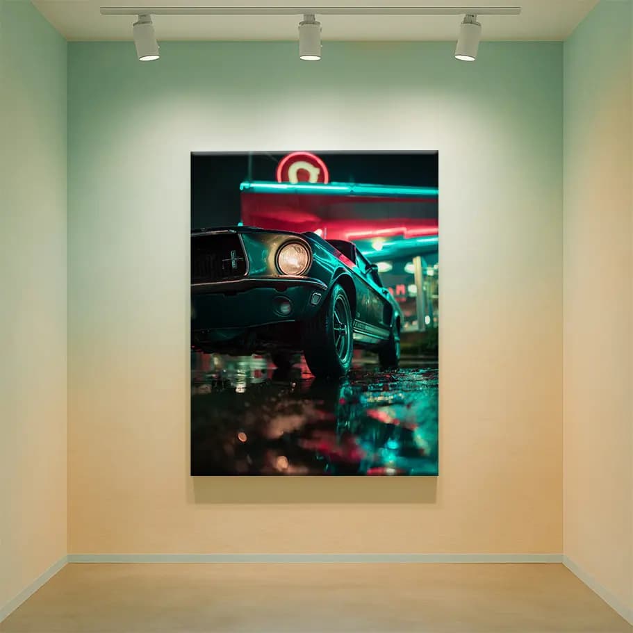 Retro Klasik Otomobil Poster