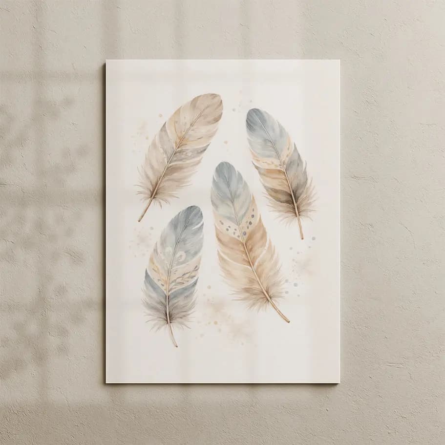 Pastel Tüy Poster Seti 