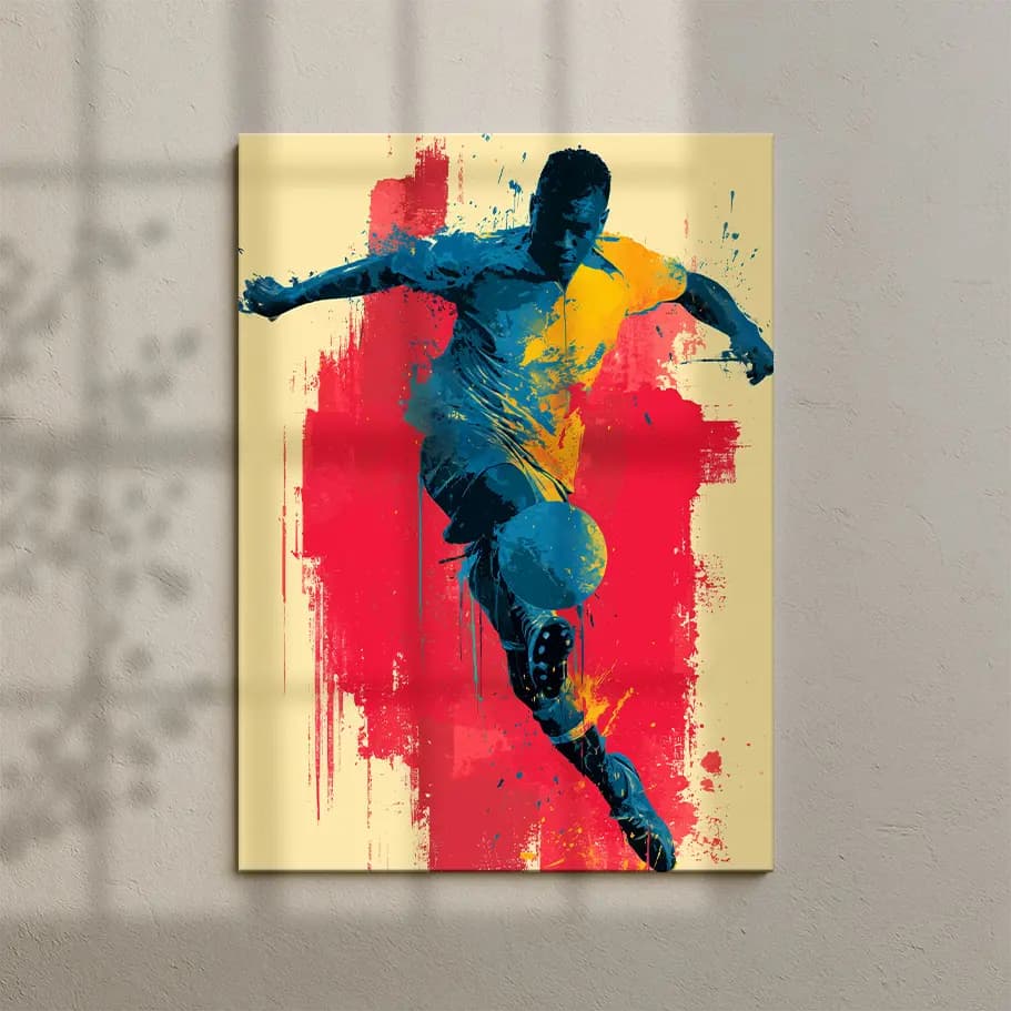 Pop Art Futbolcu Posteri 