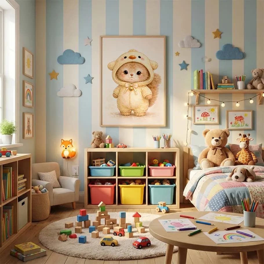 Civciv Kostümlü Sevimli Kedi Posteri