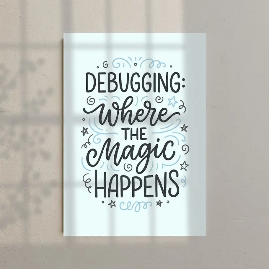 Sihrin Gerçekleştiği Yerde Hata Ayıklama Posteri