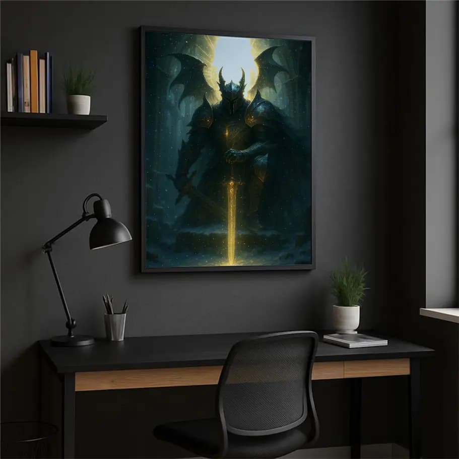 Karanlık Zırhlı Şövalye ve Işık Kılıc