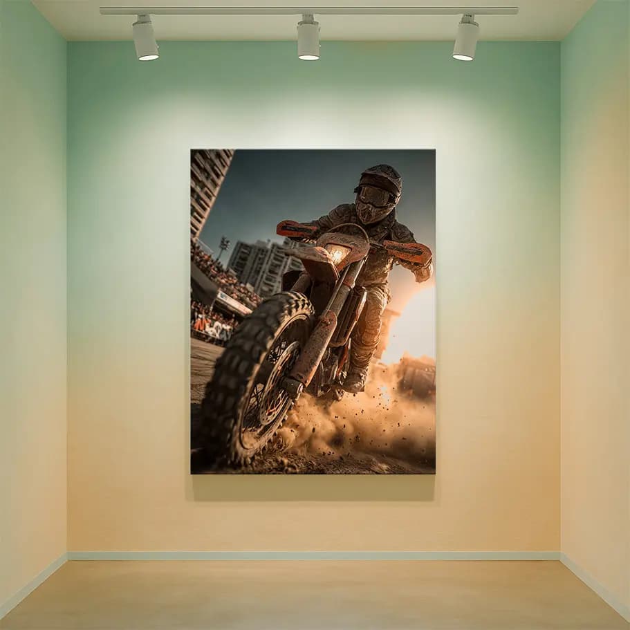 Motokros Motor Posteri