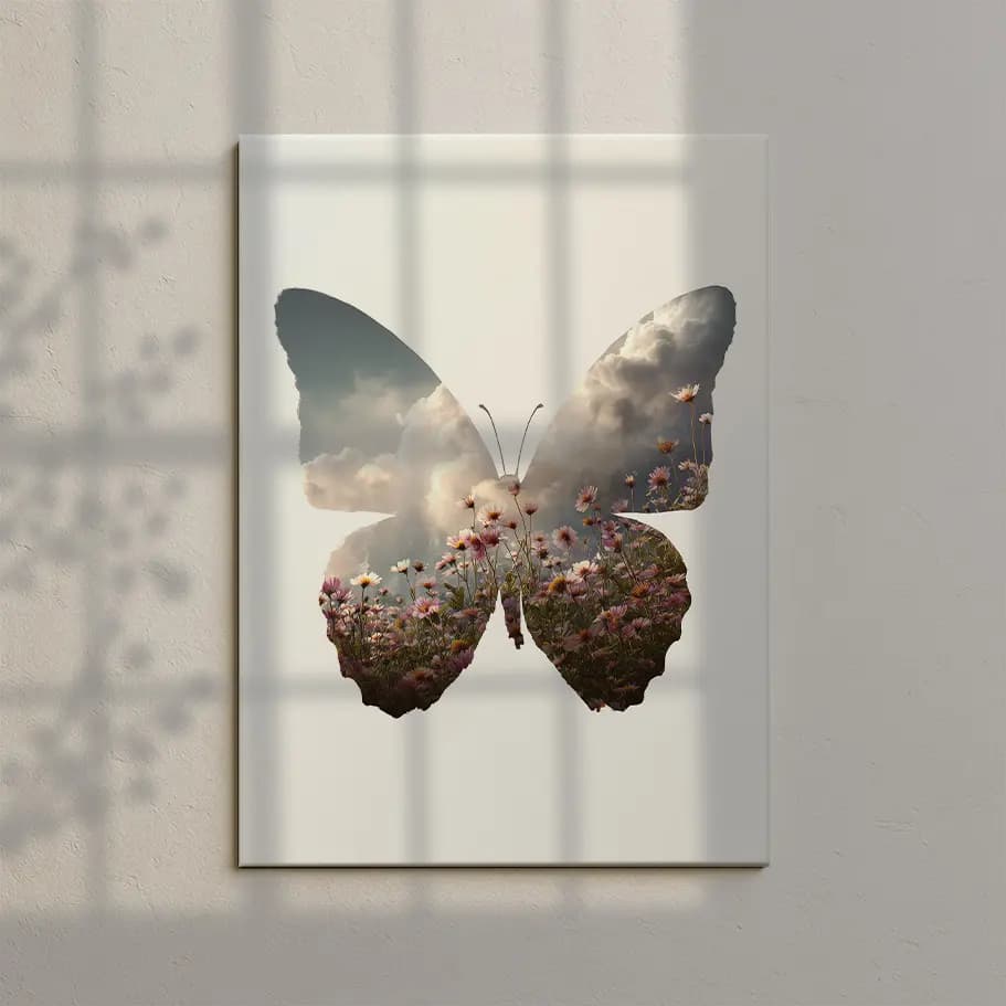 Mozaik Kelebek Poster