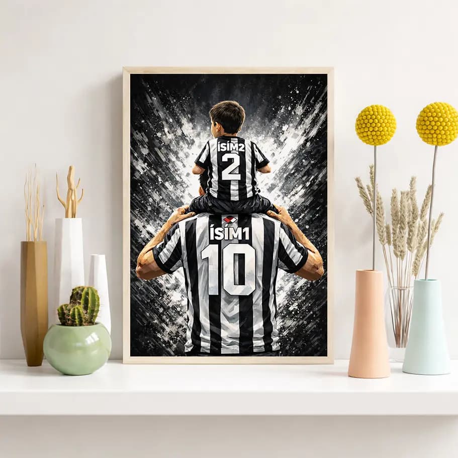 Kişiye Özel Baba Oğul Forma Tasarımı