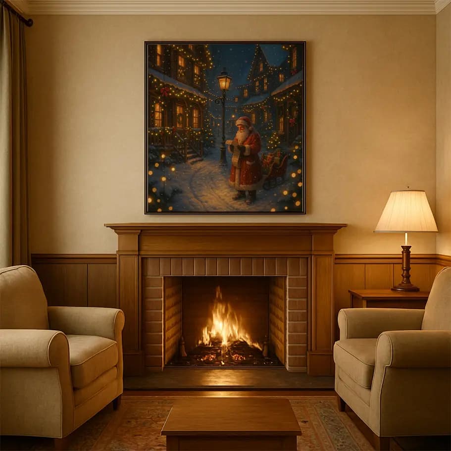 Noel Baba Duvar Posteri