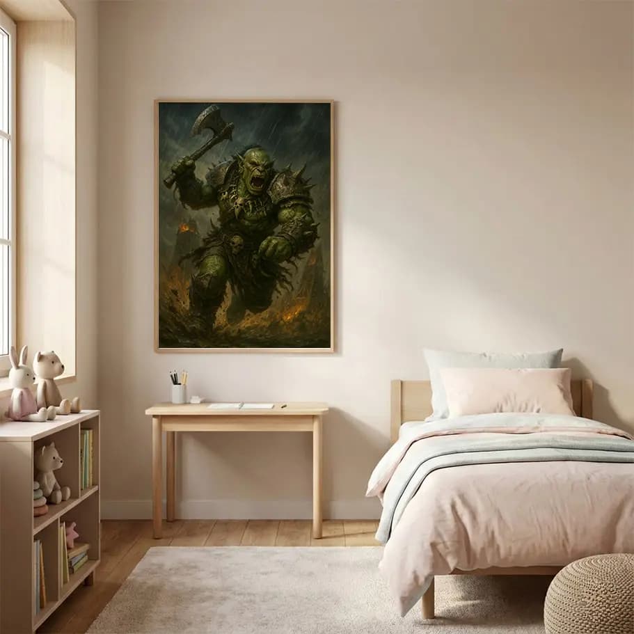 Öfkeli Ork Savaşçı Posteri