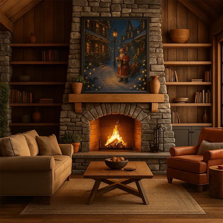 Noel Baba Duvar Posteri