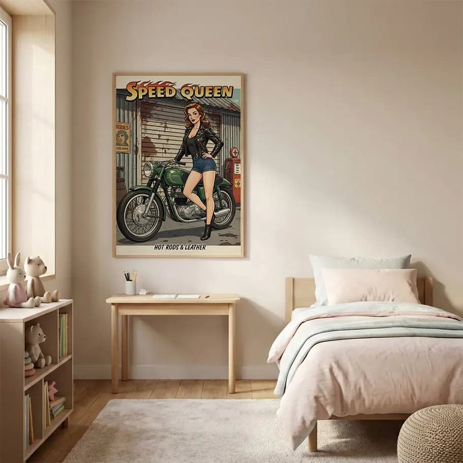 Speed Queen Motosiklet Posteri