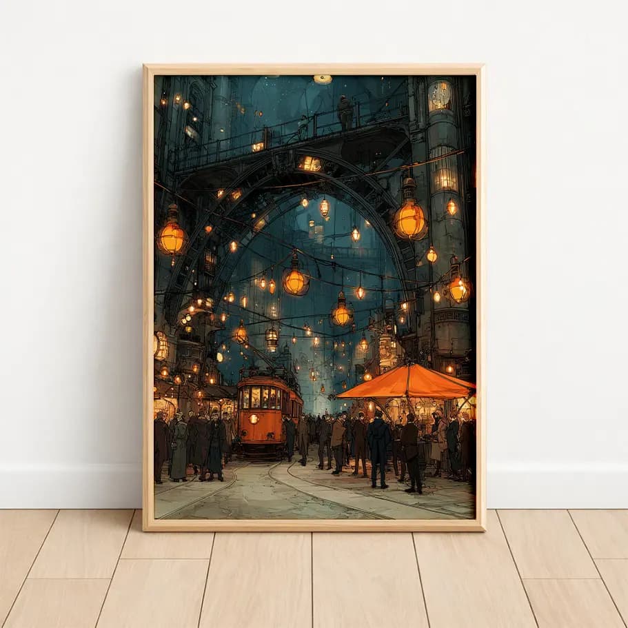 Steampunk Şehir Pazarı 