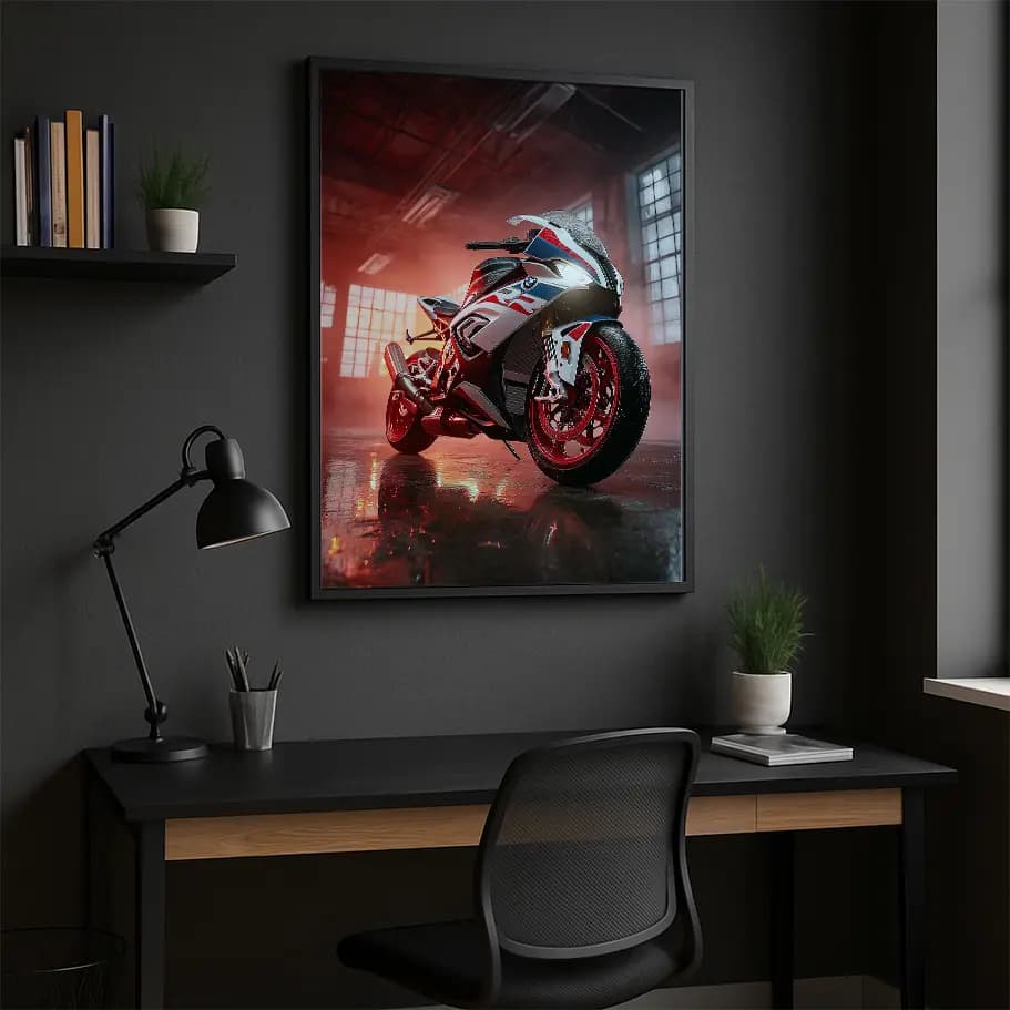 Sport Motorcycle Poster