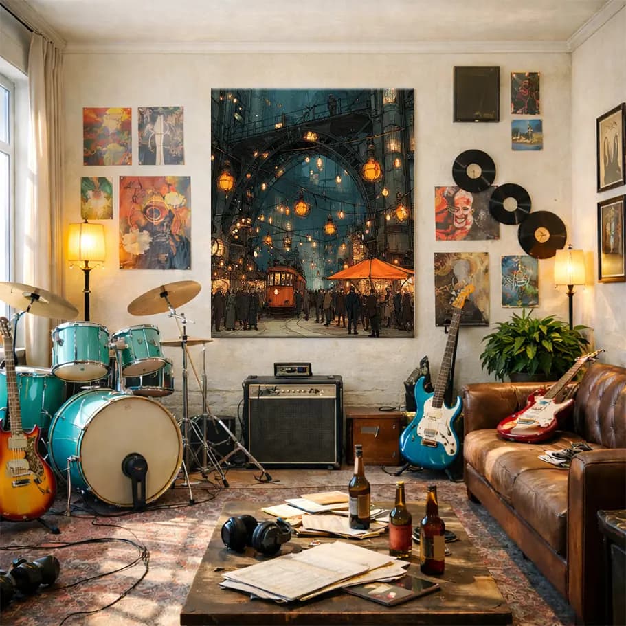 Steampunk Şehir Pazarı 