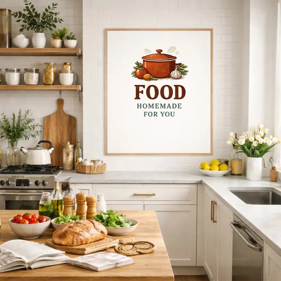 Food Homemade For You Mutfak Posteri