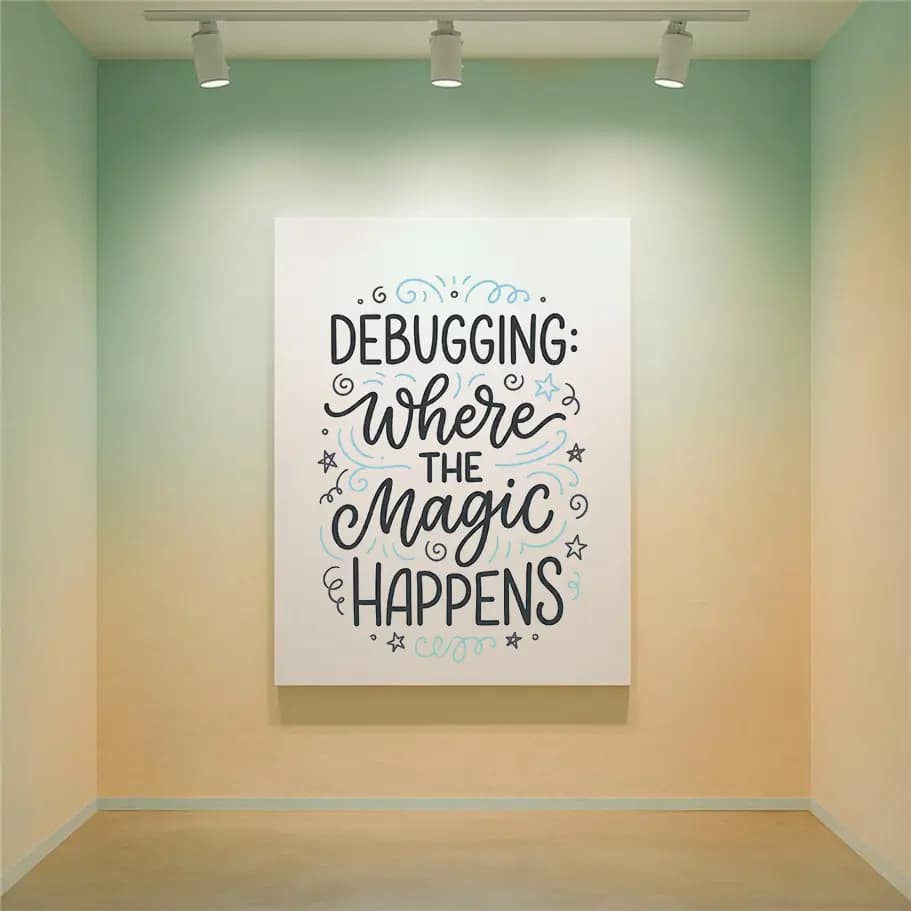 Sihrin Gerçekleştiği Yerde Hata Ayıklama Posteri