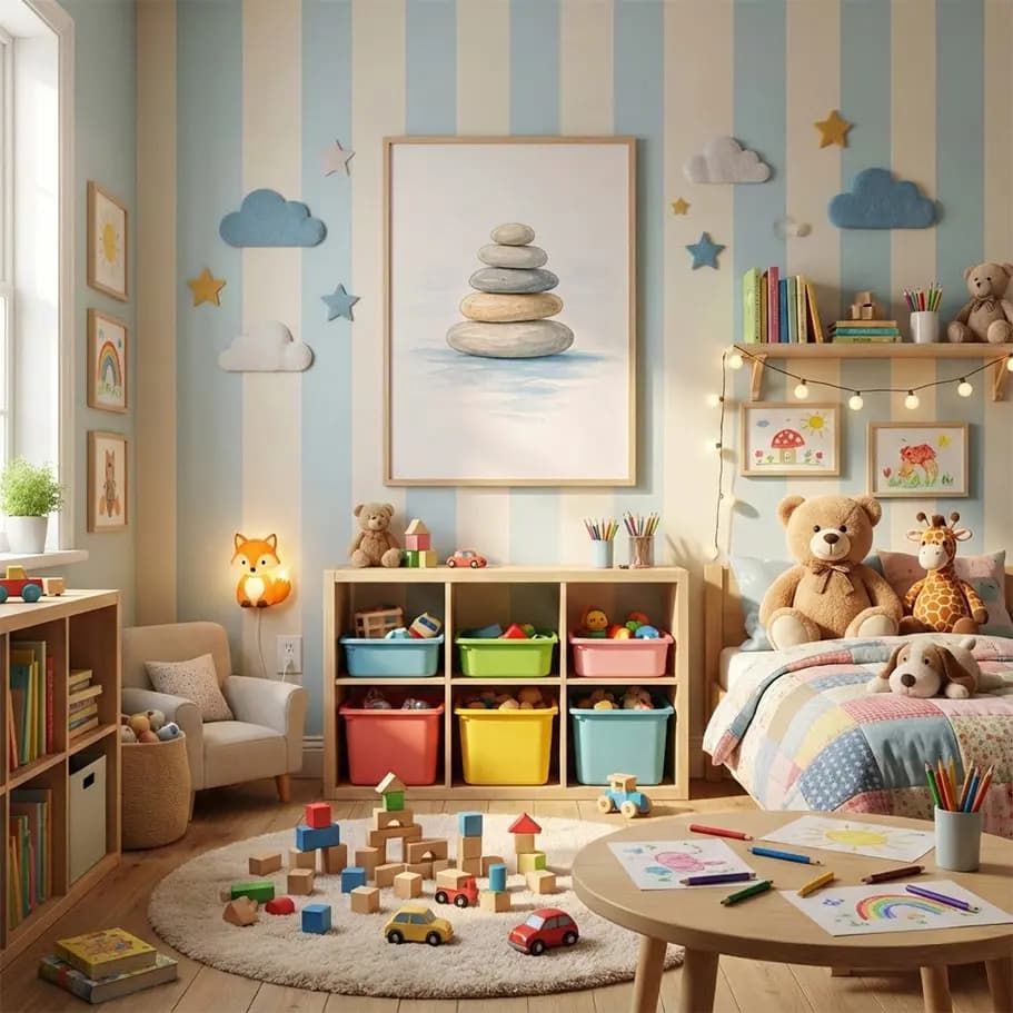 Minimal Sulu Boya Posteri