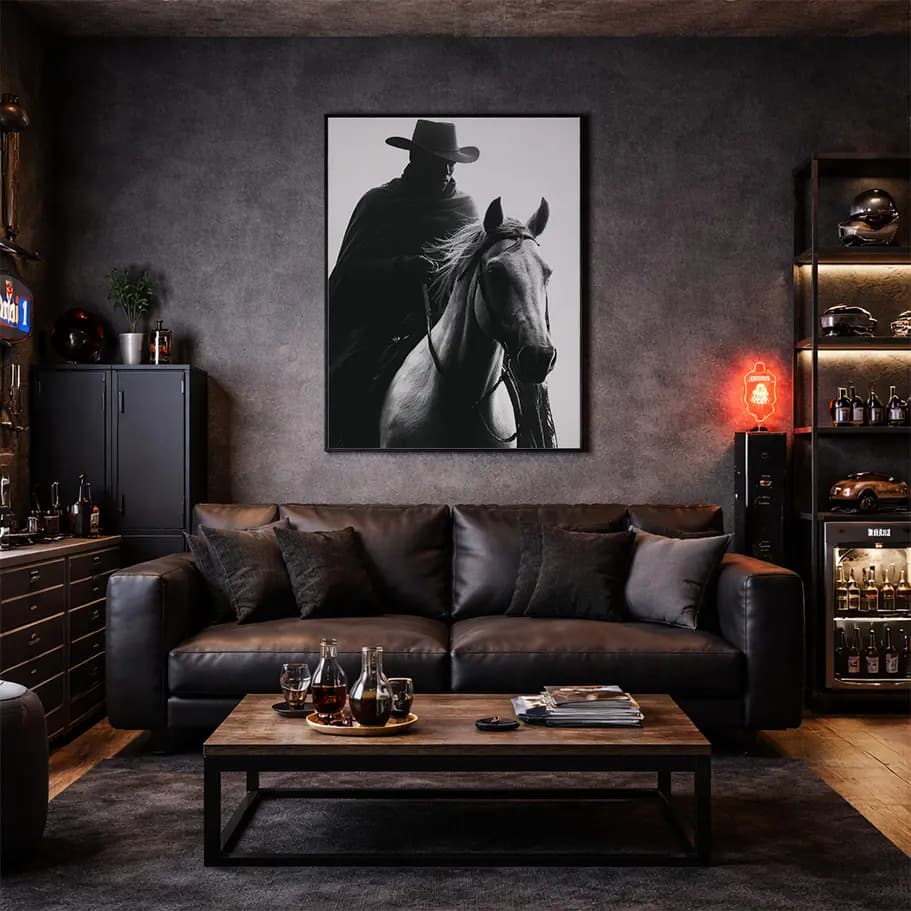 Kovboy ve At Posteri 