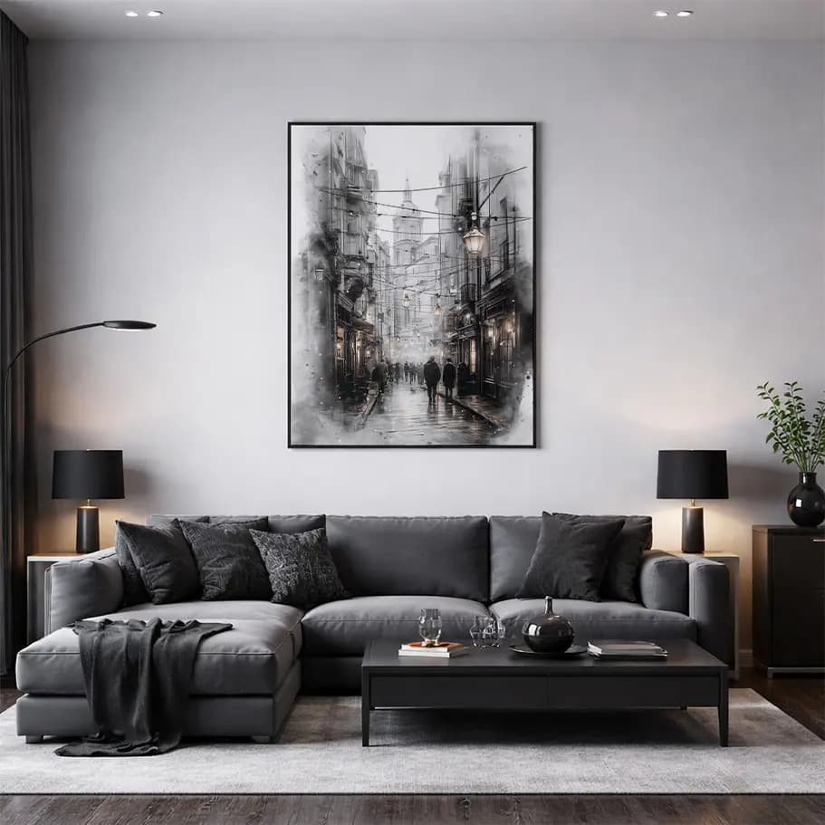 Nostaljik Şehir Manzarası