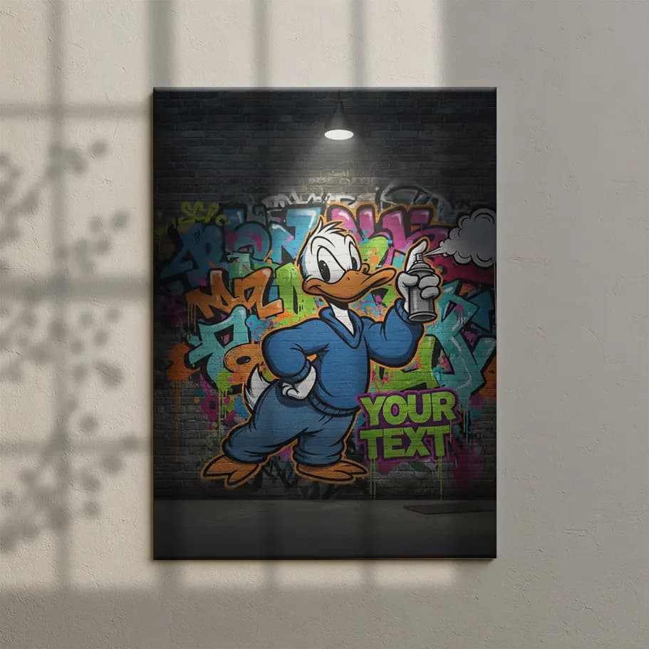 Kişiselleştirilebilir Grafiti Poster