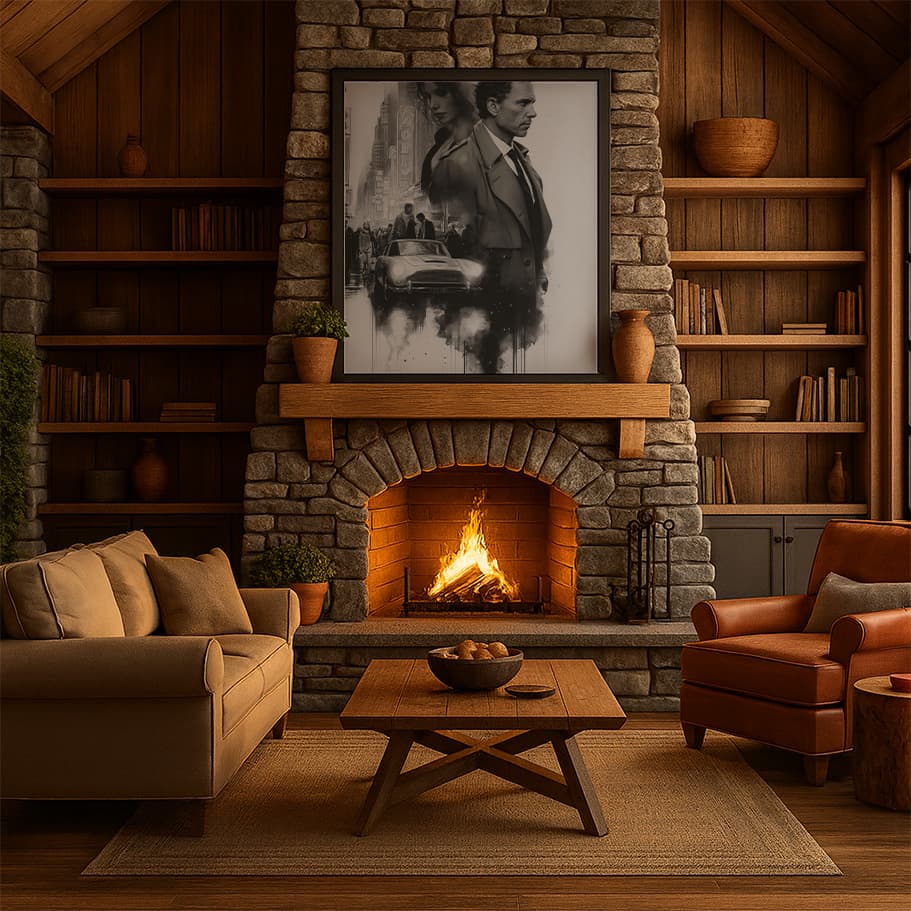 Trençkotlu Adam, Gizemli Kadın ve Klasik Araba 