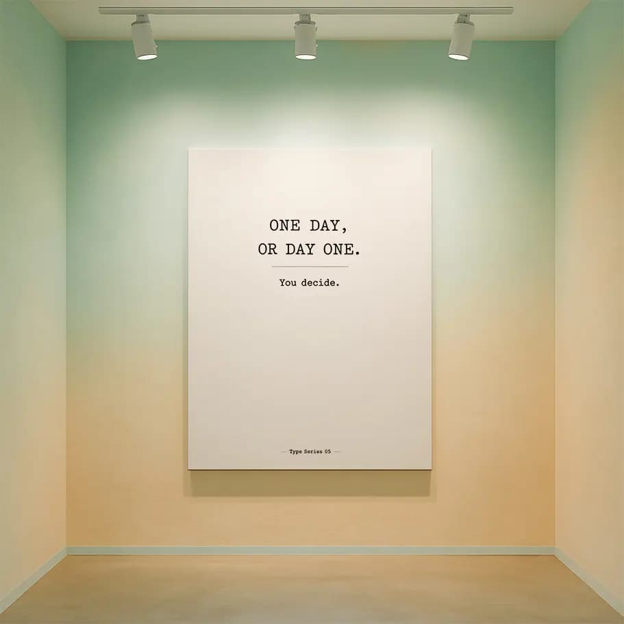 One Day Or Day One Poster