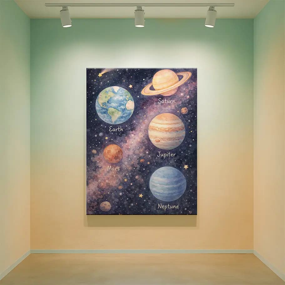 Suluboya Gezegenler Posteri 